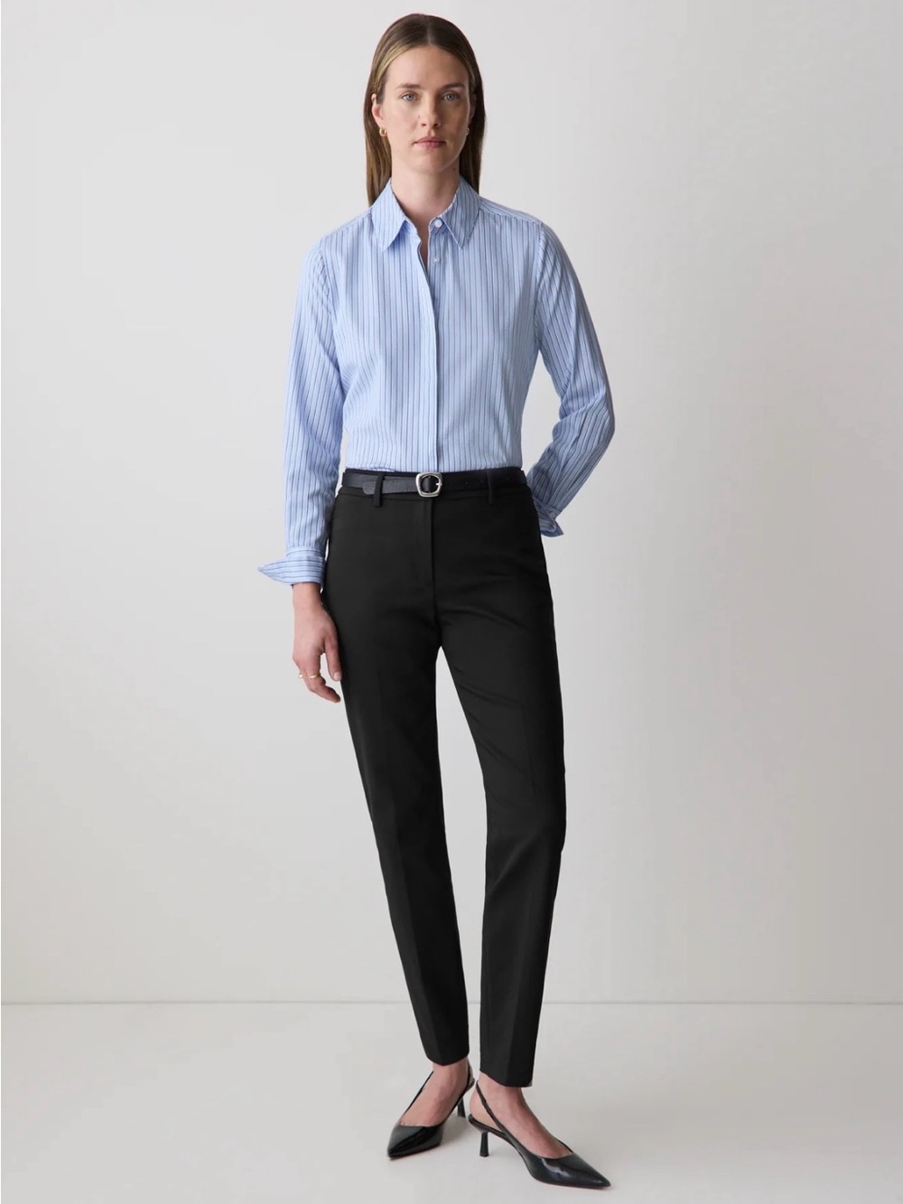 RW&CO - Navy Slim Leg Ankle Length Curvy (Photo is same style different colour)